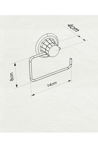Krom Vakumlu Vantuzlu Tuvalet Kağıdı Askısı 2 Adet Gönderilir