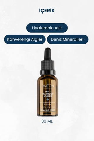 Tüm Cilt Tipleri İçin Yoğun Nemlendirici Triple Hyaluronik Asit Serum - 579300896