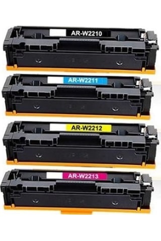 Safir Toner Hp 207a-w2210a Laserjet Pro Mfp M283fdw Cmyk 1 Set Çipli Uyumlu Toner