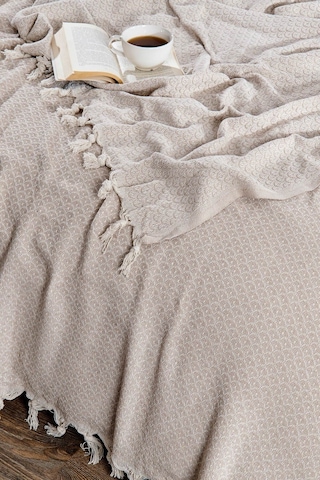 Rebeka Deniz Model Bej - Çift Kişilik Pike Takımı