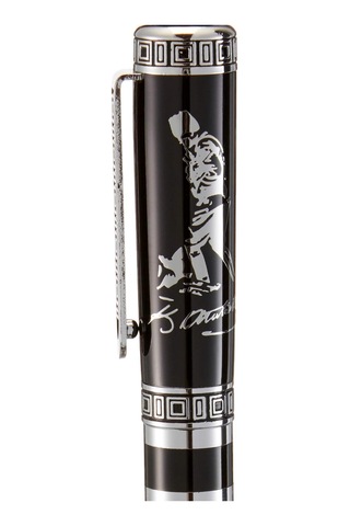 Steelpen Clkpen Zpö03 Atatürk Silüetli Roller Kalem Gümüş Çok Renkli