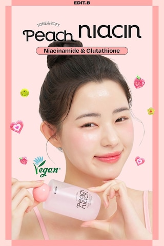 Edıtb Niasinamid ve Glutatyon İçeren Aydınlatıcı Jel Esans EDIT.B PeachNiacin Glutathione 200 ML