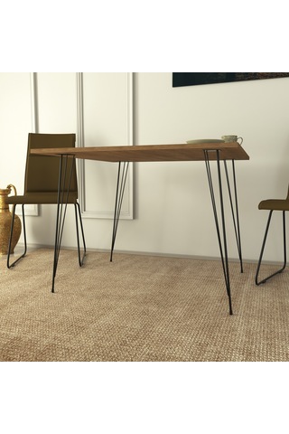 Pasific Home Sandalf Metal Ayaklı Mutfak Masası Kare 90x90 Parlak Beyaz