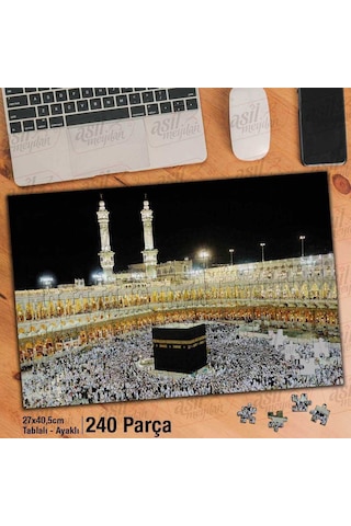 Asil Hobi Mekke - Kabe - Tavaf - Dini Yapboz -ayak Destekli Çerçeveli 240 Parça Puzzle Asil Hobi Mekke - Kabe - Tavaf - Dini Yapboz -ayak Destekli Çerçeveli 240 Parça Puzzle
