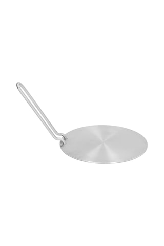 Kangvka Stokele Isı Dağıtıcı Plaka, Inoks Çelik, Tüm Ocaklarda Kullanım, Anti-yanık Kollü, Hızlı Ve Eşit Isıtma, 17.5cm