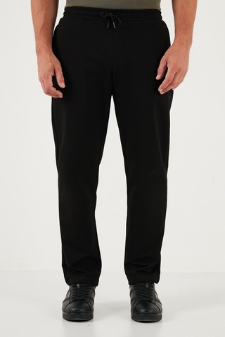 Buratti Regular Fit Normal Bel Düz Paça Erkek Eşofman Altı 5908050 Siyah