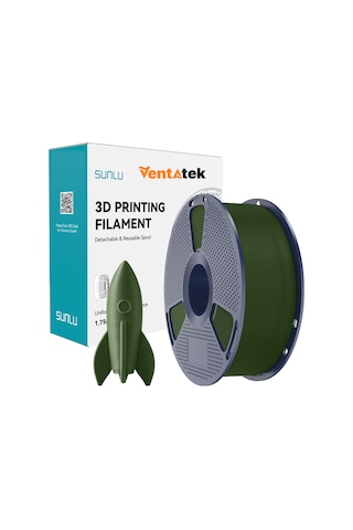 Sunlu Zeytin Yeşili High Speed Pla Filament - 1.75mm - 1 Kg Zeytin Yeşili