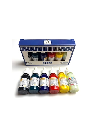 Südor Ebru Boyası Damlalıklı 30 Ml 6 Renk Sd856