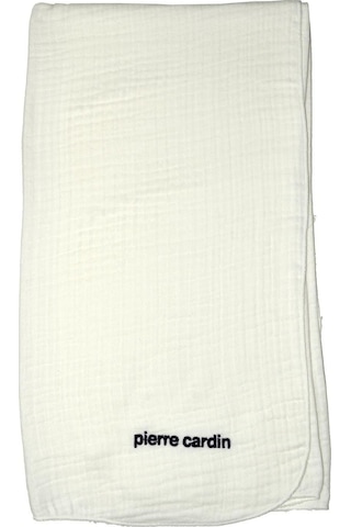 Pierre Cardin Ekru Çok Amaçlı %100 Pamuklu Müslin Bebek Battaniyesi 303745 Ekru
