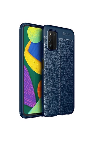 Zore Galaxy Uyumlu A03s Kılıf Niss Silikon Kapak - Lacivert Lacivert