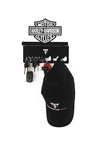 Torque-MX Metal Dekoratif Anahtar Askısı EA15 Siyah