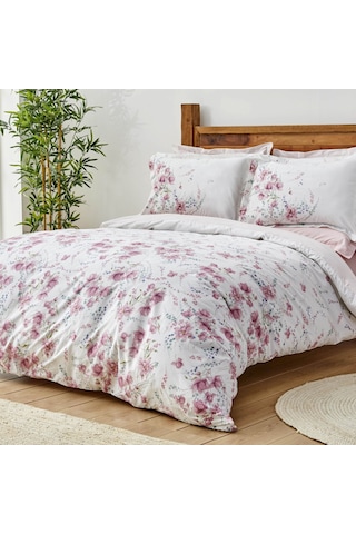 Karaca Home Dalila Pembe %100 Pamuk Çift Kişilik Nevresim Takımı