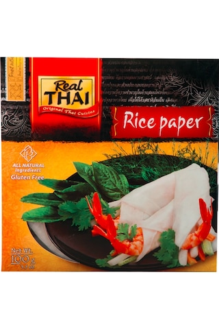 Real Thai Glutensiz Pirinç Yufkası 22 CM 100 G Real Thai Glutensiz Pirinç Yufkası 22 CM 100 G