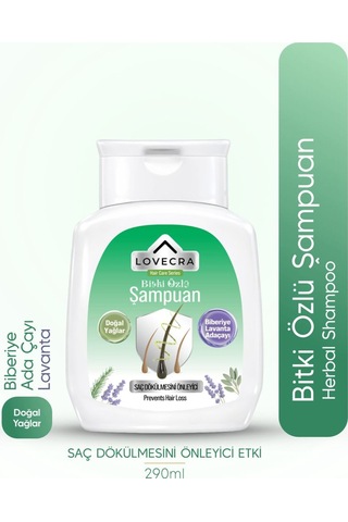 Dökülen Saçlar İçin Şampuan Biberiye Lavanta Adaçayı Yağı Güçlü Bakım Saç Canlılığı 290 Ml Tüm Saç Tipleri