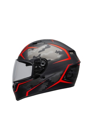 Bell Qualıfıer Stealth Camo Matte Black-Red
