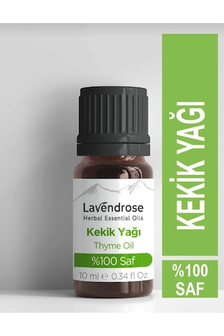 Lavendrose Kekik Yağı %100 Saf - Bitkisel Kekik Uçucu Yağı 10ml