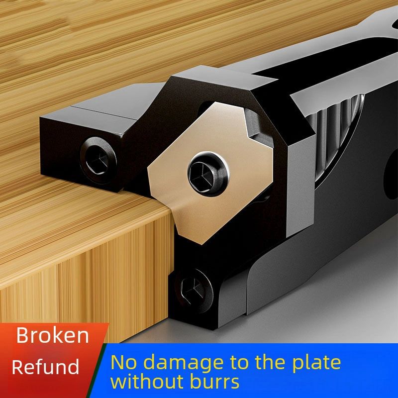 Youtek Alüminyum Ahşap Düzenleyici - El Manuel Tırnak/kenar Temizleyici, R1+r2 Bıçaklı Profesyonel Kenar Düzenleme Aleti Diğer