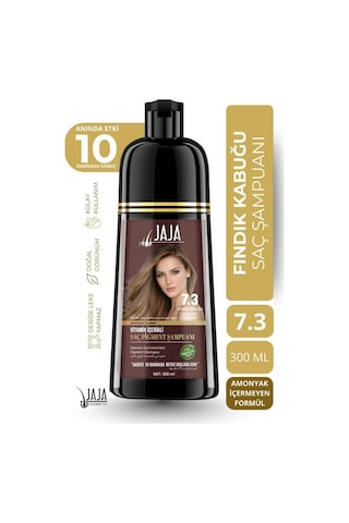 Jaja Vitamin İçerikli Saç Pigment Şampuanı Unisex 300 Ml 7.3 Fındık Kabuğu