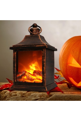 Suofeng Led Retro Dekoratif Ateş Efekti Şömine Lambası - Tip B, Usb/batarya, Ev Bahçe Parti Dekoru Diğer