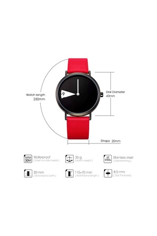 Minimalist Kadın Saati Ultra İnce Deri Kayışlı Moda Kuvars Kadın Saati Su Geçirmez