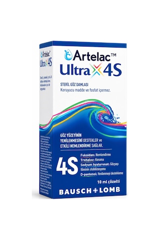 Artelac Ultra 4s Göz Damlası 10 Ml 2 Adet