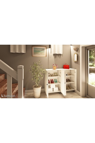 Atlas Çok Amaçlı Mutfak Banyo Ayakkabılık Dolabı 137 Cm