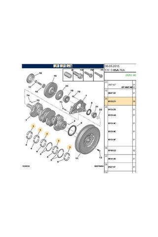 Ana Yatak Std 206 307 406 Ew10 H086/5std-0113q6