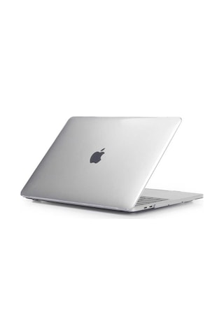 Apple Uyumlu MacBook Air 13.6" 2024 M3 M2 A3113 A2681 Kılıf Kristal Ön Arka Şeffaf Kapak 001