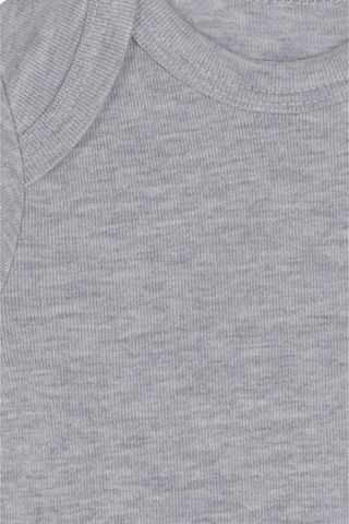 Bebek Kısa Kol Body Gri Melanj