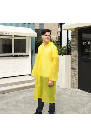 Marlux Eleven Market Raıncoat Eva Unisex Sarı Yağmurluk Sarı