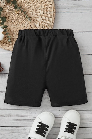 Çocuk Pamuklu Short Siyah
