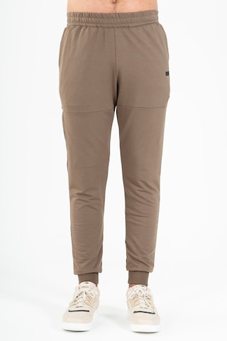 Maraton Sportswear Regular Erkek Ribana Paça Basic Kakao Eşofman Altı 21716 Kahverengi