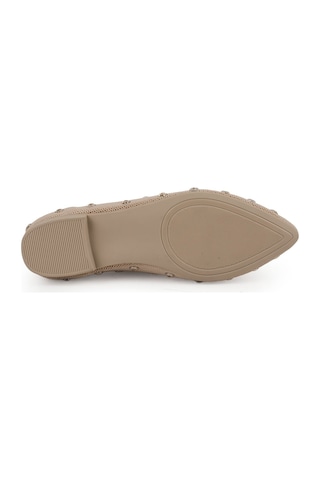 Libero L085.k4203 Taş Detaylı Triko Tpu Taban Kadın Babet Ten