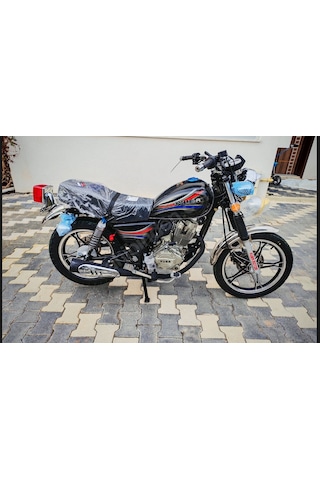 Kuba KB50-9 Chopper Motosiklet Siyah