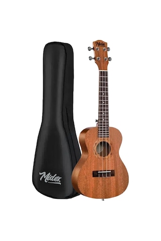 Midex CT-24MC Set Maun Concert Ukulele (Softcase Tuner Capo Metod Nota Sticker Askı Pena)