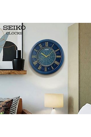 Seiko Qha013l Duvar Saati Lacivert