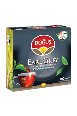 Doğuş Earl Grey Bardak Poşet Çay 200 G 100'lü X4 Adet