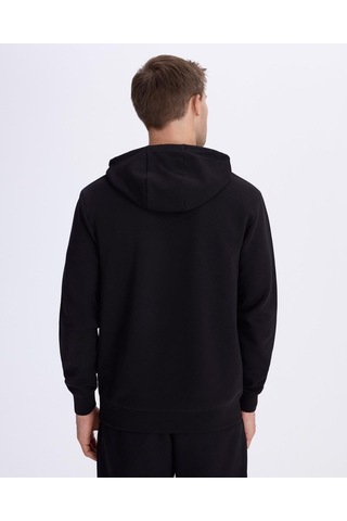 Kappa Logo Brıan Hoodıe Black Man Hoodıe 361x1kw-005 Siyah