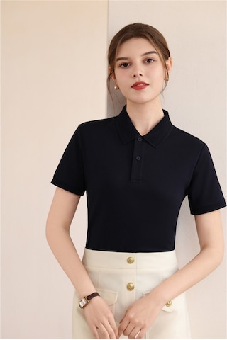 New Performance Premium Polo T-shirt 58.1% Pamuk 37.7% Polyester 4.2% Spandex Lacivert