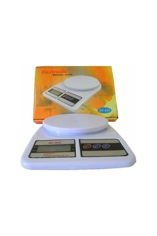 Dijital Hassas Lcd Ekran Terazi 10 Kg Gr Sf-400 5332 Açık Bej