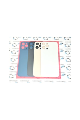 Apple Uyumlu iPhone 12 Pro Max Arka Pil Batarya Kapağı (Cam)