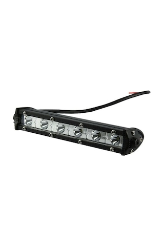 18w 6 Led Tek Sıra Yayıcı Off Road Gündüz Farı Lambası Projektör