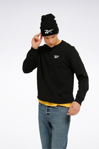 Reebok Rı Ft Left Chest Cr Siyah Erkek Sweatshirt 000000000101449935 Siyah