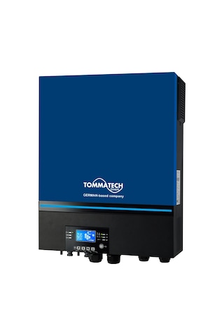 Tommatech 7.2kw Akıllı İnverter + 3 X 51.2v 102ah Lityum Batarya Seti Güç Kablosu Dahil