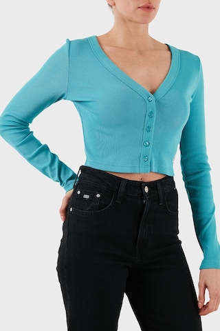 Calvin Klein Bayan Hırka Lv047c204g Xeg Turkuaz Turkuaz