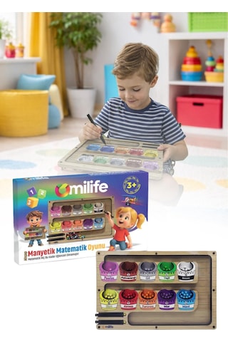 Manyetik Labirent Montessori Matematik Oyunu Harfleri Öğreniyorum Eğitici Oyuncak 25 cm