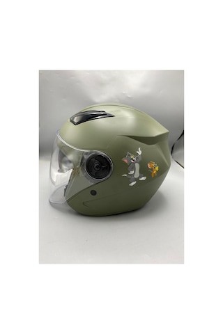 Acık Kask Çocuk Yeşil