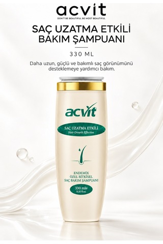 Acvit Saç Uzatma Etkili Şampuan 330 ML