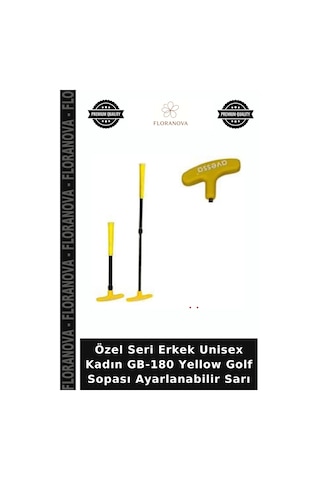 Özel Seri Erkek Unisex Kadın Gb-180 Yellow Golf Sopası Ayarlanabilir Sarı