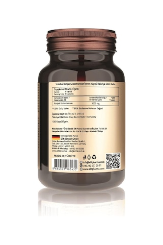 Validus Glucomannan 3000 Mg 120 Capsules